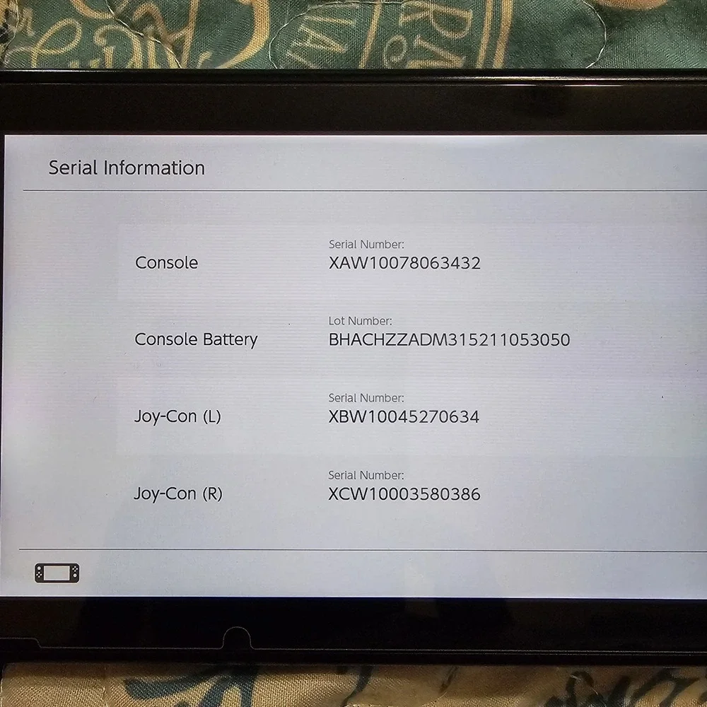Nintendo Switch Gaming Console Bundle Charging Cord Tested Works